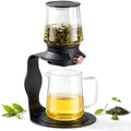 Glass Tea Pot with Infusers for Loose Tea and Drip Coffee Pour Over by Unknown