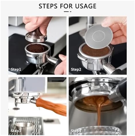 51/53/58mm Reusable Puck ScreenStainless Steel Screen Filter Compatible With Espresso(1PCS 58MM) - Image 5