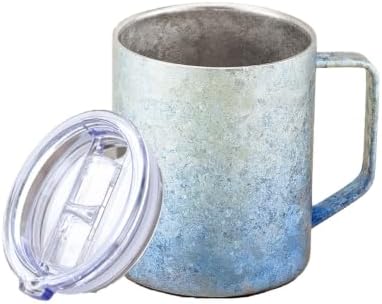 Pure Titanium Mug with Leak-Proof Lid 13.5 oz RT103T by RUNGEASINI