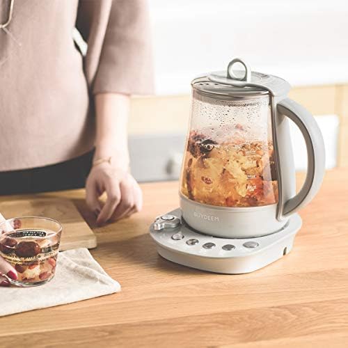 BUYDEEM K2683 Health-Care Beverage Tea Maker and Kettle, 9-in-1 Programmable Brew Cooker Master, 1.5 L, Spruce Blue - Image 3