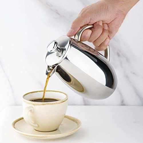 Olympia Stainless Steel Cafeteria 3 Cup 400Ml Coffee Catering Restaurant - Image 5