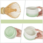 Takywep 7-Piece Matcha Tea Set, Full Matcha Kit with Bowl, Tools, Stainless Steel Sifter and Tea Cloth, Premium Present for Tea Lovers - Image 2