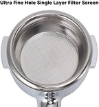 Coffee Products 58mm Coffee Portafilter Aluminum Coffee machine Alloy 2 Ears Bottomless Portafilter Handle with Single Layer Filter Screen 58mm (A2 Beech) - Image 3