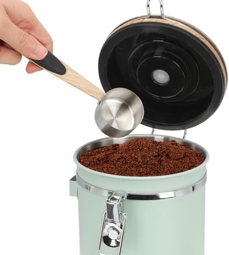Veemoon 1.8l Stainless Steel Coffee Canister Airtight Storage Holder - Image 4