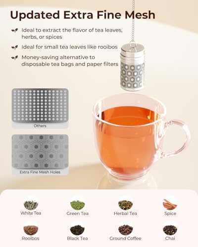 Only Available for The Next 72 Hours Bundle 2 Pack Small Tea Infusers and 2 Pack Large Tea Strainer - Image 7