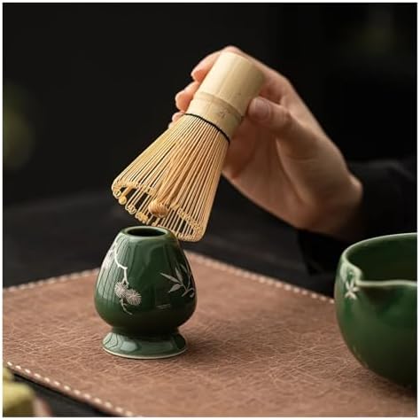 Matcha Whisk Set Easy To Clean Tea Versatile Matchas And Bowl Teaware Kit(4pcs A) - Image 4