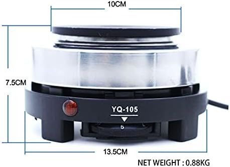 YIYIBYUS Classic Stovetop Espresso Maker - 300ml Espresso Coffee Maker Stainless Steel Moka Coffee Pot W/Electric Stove for Great Flavored Strong Espresso, Classic Italian Style Espresso Cup Moka Pot - Image 3