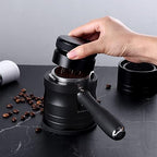 Coffee Portafilter Holder| Espresso Tamper Stand| Aluminum Alloy Espresso Holder| With Non-slip Base| Suitable For Most 58mm Coffee Machin Portafilter| (58mm, Black) - Image 4
