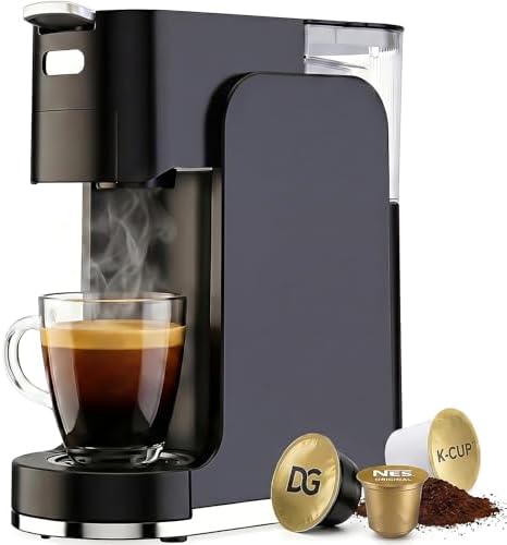 Single Serve Coffee Maker, 4 in 1 Hot and Iced Coffee Machine by Unknown