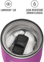 THERMOS Icon Series 24oz Stainless Steel Tumbler with Slide Lock Lid, Leakproof, Fits Cupholder, Dishwasher Safe, Griptec™ Non‑Slip Base, Keeps Drinks Hot 6 Hrs/Cold 22 Hrs, Plum - Image 5