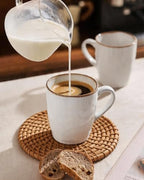 famiware Aurora Coffee Mugs, 14oz Mug Set of 4, Stoneware Cup with Handle - Image 7