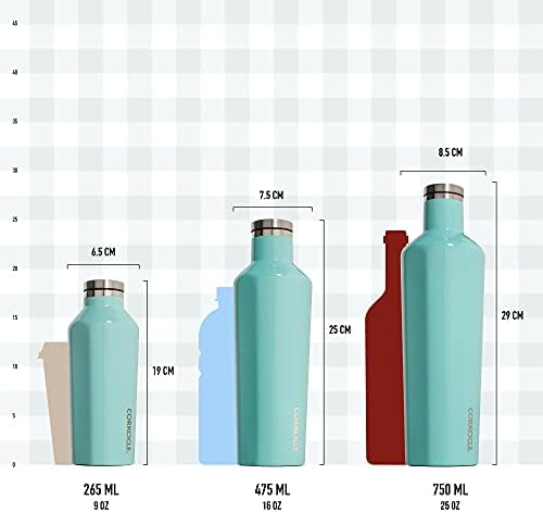 Corkcicle Paper Insulated Bottle, 473 ml, Rifle Garden Party - Image 3