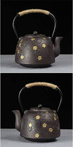 tetsubin cast iron kettle workshop japanese Healthy cast iron Teapot with Stainless Steel Infuser （600mL）【1.0Kg】 - Image 2