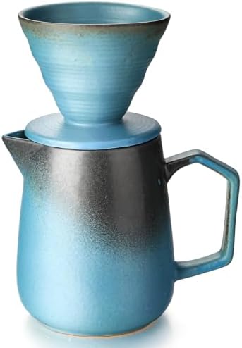 Pour Over Coffee Maker,Ceramic Coffee Maker 20oz Pour Over Coffee Dripper by Evannt