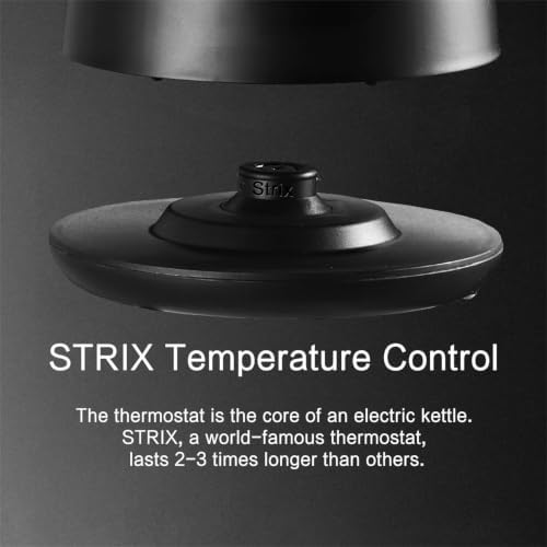 1.5L Electric Kettle Temperature Control, Matt Black - Image 2