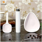Ceramic Dosing Cup and Spoon Set, Compatible with Leeseph - Image 2