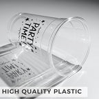 VITEVER [100 Sets - 24oz] Plastic Cups with Lids and Straws, Disposable Cups for Iced Coffee, Smoothie, Milkshake, Cold Drinks - Clear - Image 3