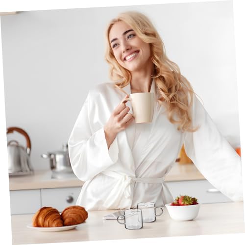 Cabilock 6pcs Cute Coffee Mugs Simple Espresso Cups Small Pitchers Heat-resistant and Easy to Pour - Image 2