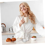 Cabilock 6pcs Cute Coffee Mugs Simple Espresso Cups Small Pitchers Heat-resistant and Easy to Pour - Image 2