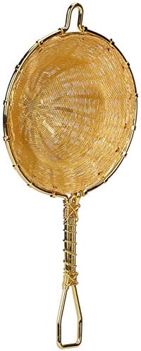 Copper Tea Infuser Strainer, Reusable Loose Leaf Filter with Double Layer Fine Mesh Design for Optimal Brewing, Hand Woven for Durability - Image 2