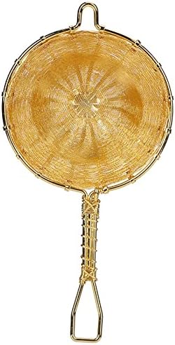 Pure Copper Tea Infuser Strainer, Reusable Loose Leaf Teapot Filter with Double Layer Fine Mesh Design for Home or Office Use by Unknown