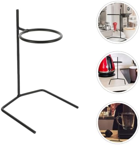 2 Pcs Metal Coffee Dripper Stand, Stainless Steel Black - Image 5