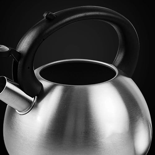 10pcs 304 Stainless Steel Whistling Tea Kettle - 3.7 Quart Capacity for All Stovetops - Ergonomic Anti-Scald Handle & Safe Whistle(3.7 Quarts) by Unknown