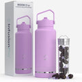 Infusion Pro Fruit Infuser Water Bottle, 32 oz Stainless Steel by InfusionPro