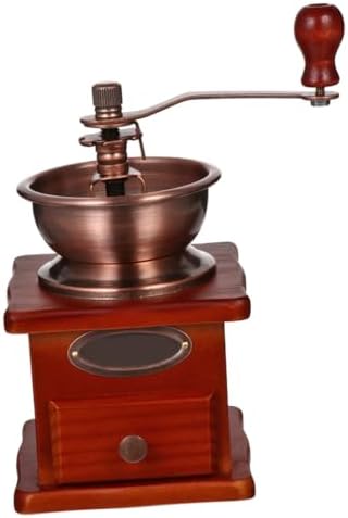 iplusmile Manual Coffee Bean Grinder with Ceramic Burr Wear Resistant Hand Mill for Travel and Camping Portable Manual Coffee Grinder Machine for Consistent Bean Grinding - Image 5