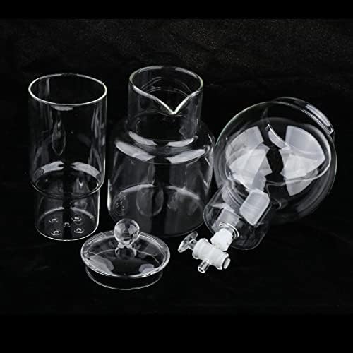 Yajuyi Coffee Maker Pot Pour Over Coffee Dripper Brewer Set with Glass Carafe and Mesh Heat Resistant Glass Smooth Drip Extraction Suitable for, Clear - Image 7