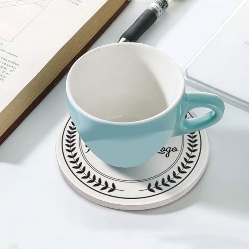 Custom Ceramic Coasters Set of 4/6 – 52 Colors with Photo/Text/Logo - Image 3