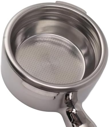 58mm Portafilter Bottomless, Stainless Steel 2 Ear Comfortable Grip Coffee Machine Accessory Compatible with GAGGIA BABY CLASSIC EVOL UTION ESPRESSO DELUXE NEW BABY TEBE (Black) - Image 7