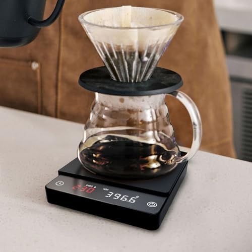 Coffee Scale Mini Rechargeable Portable Digital Coffee Scale with Timer Removable Silicone Pad for Hand Brewed Coffee Precision Brewing - Image 4