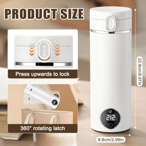 Portable Electric Travel Kettle, 16oz Tea Kettle, 120V 300W - Image 3
