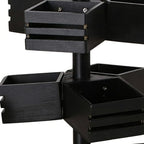 Tea Holder Organizer 3-Tier Large Capacity Rotating Sugar Packets Chest - Image 7