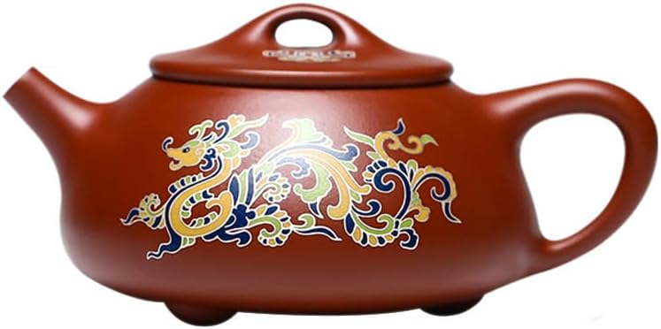 Tea Pots For Loose Tea Chinese Retro Classic Purple Clay Pot Home Office Teapot Retro Style Tea Set Suitable For Most Teas Tea Infuser Pot by Unknown