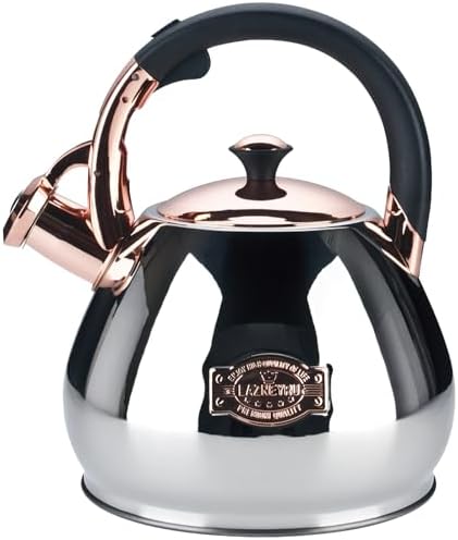 Tea Kettle Stovetop Whistling Kettle Teapot, 3Quart Tea Pot Stainless Steel Teakettle for Stove Top with Heat Proof Ergonomic Handle by Unknown