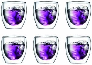 Bodum Pavina 8-Ounce Double Wall Thermo Glass, Set of 6 by Bodum