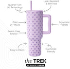 Simple Modern Disney Tumbler w/Handle &Straw Lid,Minnie Mouse Me on Violet Breeze,Trek Collection,Insulated Stainless Steel,Water Bottle Travel Mug,Reusable,Gifts - Women Men 40 Ounces (Pack of 12) - Image 2