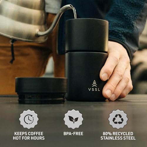 VSSL Nest Pour Over Coffee Maker, Transportable and Compact Pour Over Coffee Maker (black, Nest Pour Over Coffee Set) - Image 5