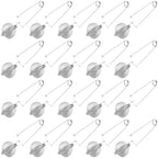 20 Pcs Stainless Steel Tea Strainers for Loose Tea, Mesh Tea Ball Infusers with Removable Handles, Fine Mesh for Single Cup Brewing, Easy to Hang and Store, Ideal for Tea Leaves and Spices by Unknown