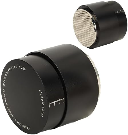 TANIQIACA 51mm 3 in 1 Constant Spring Pressure Coffee Tamper Built in WDT Distribution Needle Threaded Base Aluminum Alloy Espresso Press Tool (Waffle Base 58mm / 2.28in) - Image 7