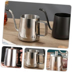 Coffee Kettle Long Narrow Spout Stainless Steel Gooseneck Kettle Hand Drip Tea Pot with Lid for Coffee Maker Home Travel Outdoor - Image 4