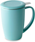 FORLIFE Curve Tall Tea Mug with Infuser and Lid 15 ounces, Turquoise by Unknown