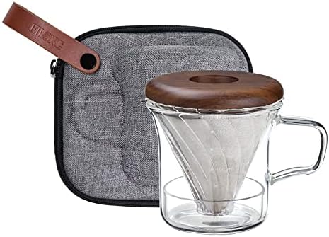 Taiwan Directly Shipped Eilong Minimal Travel Coffee Dripper Mug Set/Dark Color/ (280ml)-Reusable Filters by EILONG