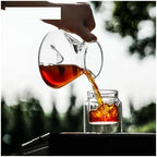 Pour Over Coffee Maker 600ml Coffee Server Glass Coffee Dripper for Home Brewing Kitchen Accessories(600ml Transparent) - Image 6