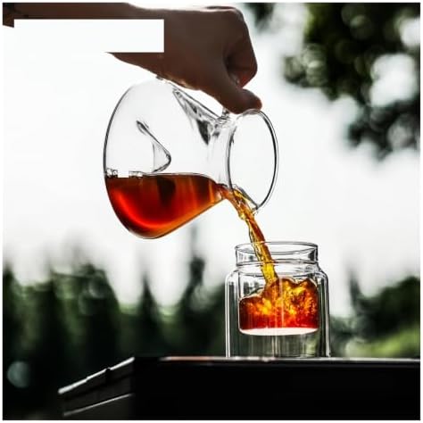 Pour Over Coffee Maker 600ml Coffee Server Glass Coffee Dripper for Home Brewing Kitchen Accessories(600ml Transparent) - Image 6