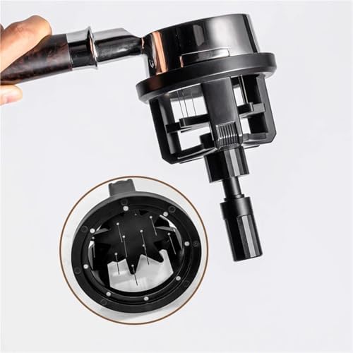 Rotate Magnetic Coffee Distributor 0.25mm Stainless Steel Needles Distributors Coffee Stirrer Espresso Power Barista Tools(Black 58mm) - Image 6
