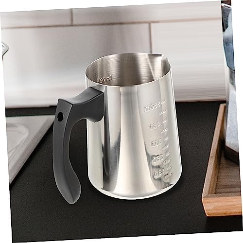 Stainless Steel Frothing Cup 600ml Milk Pitcher for Coffee - Image 4