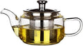 Teapot,300ML Small Glass Heat Resistant Glass Teapot Removable Infuser Filter Glass Coffee Pot Transparent Tea Boiler Teakettle Teapot by Unknown